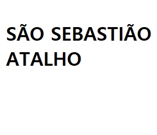SÃO SEBASTIÃO - ATALHO