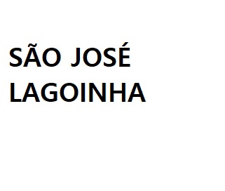 SÃO JOSÉ – LAGOINHA